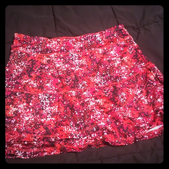 Shorts | Black And Red Exertek Skort 